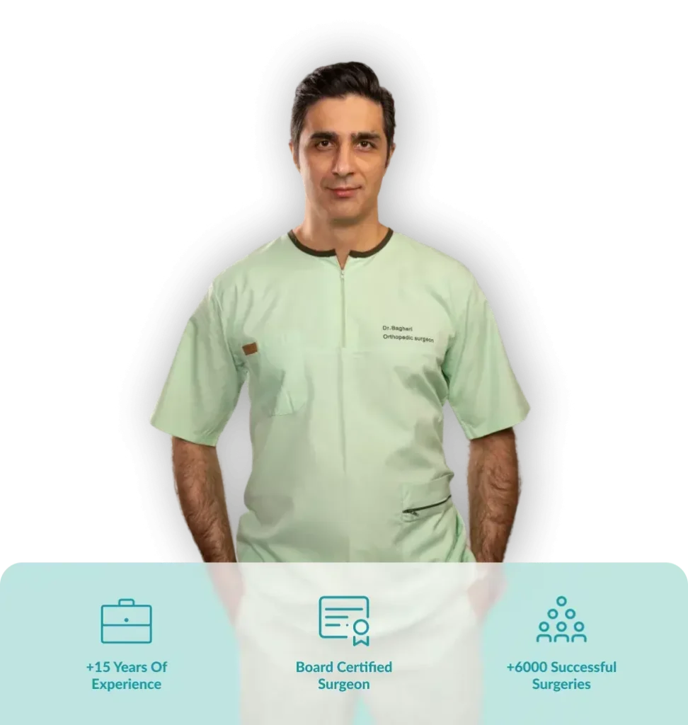 portrait of Dr. Farivar Bagheri - Experienced Orthopedic Specialist in Dubai