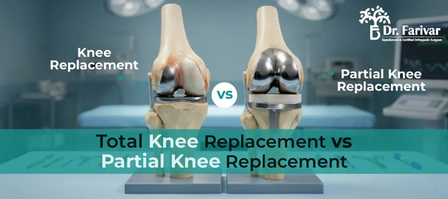total knee replacement vs partial knee replacement